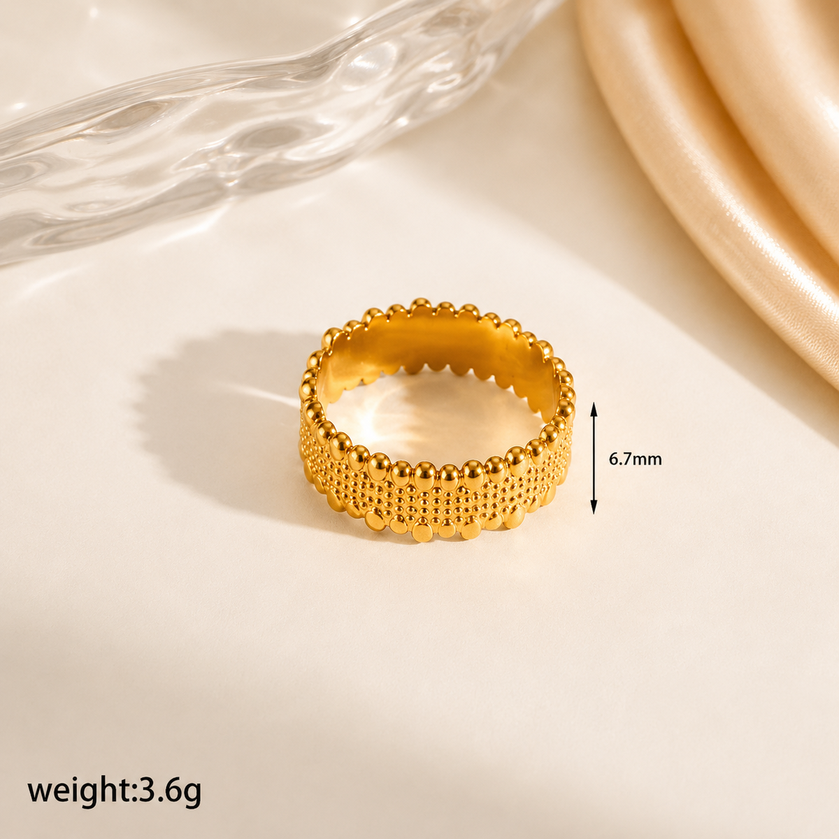 Aurelia Love Crown Gold Ring