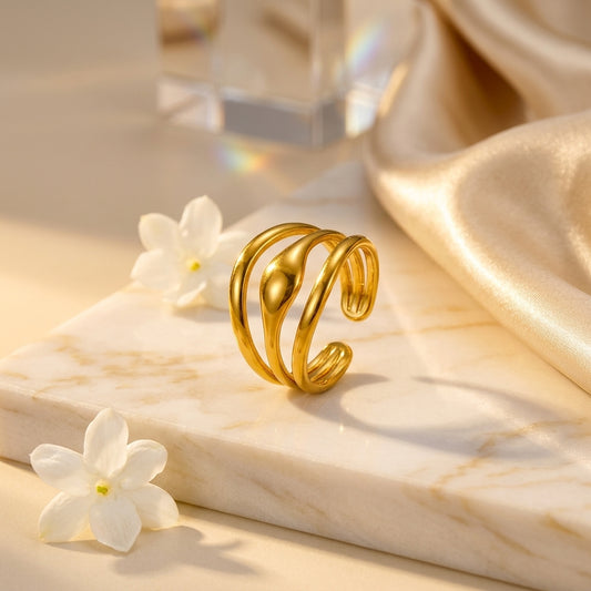 Solea Wrap Gold Ring