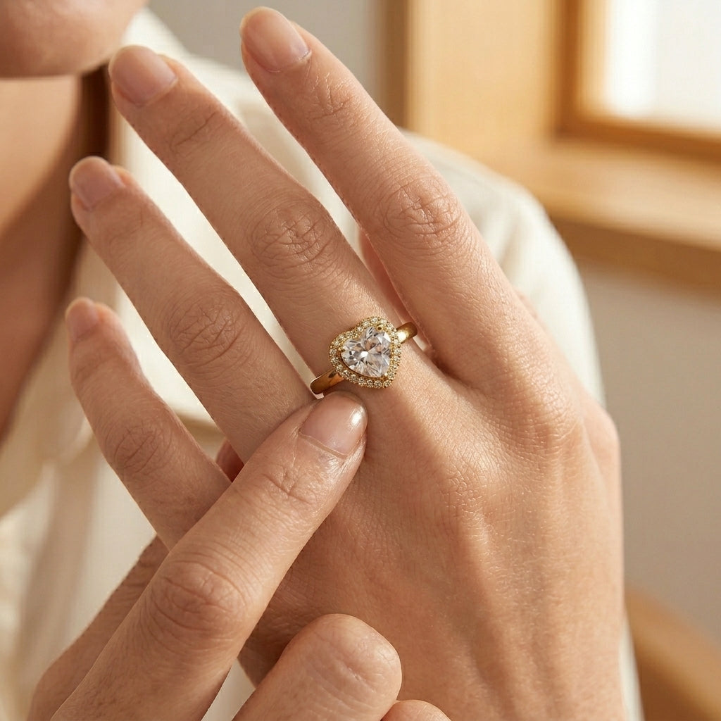 Aurelia Heart Ring
