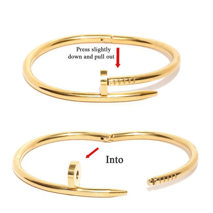 Infinity Nail Bracelet