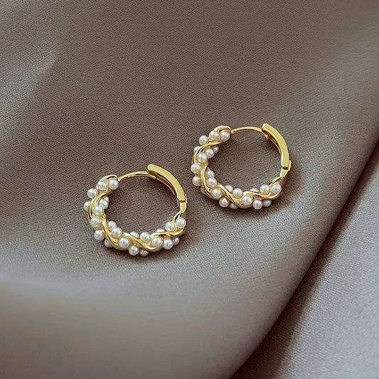 Homiblend Celeste Pearl Luxe Hoops