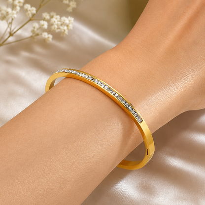 Slim Diamond Tennis Bracelet