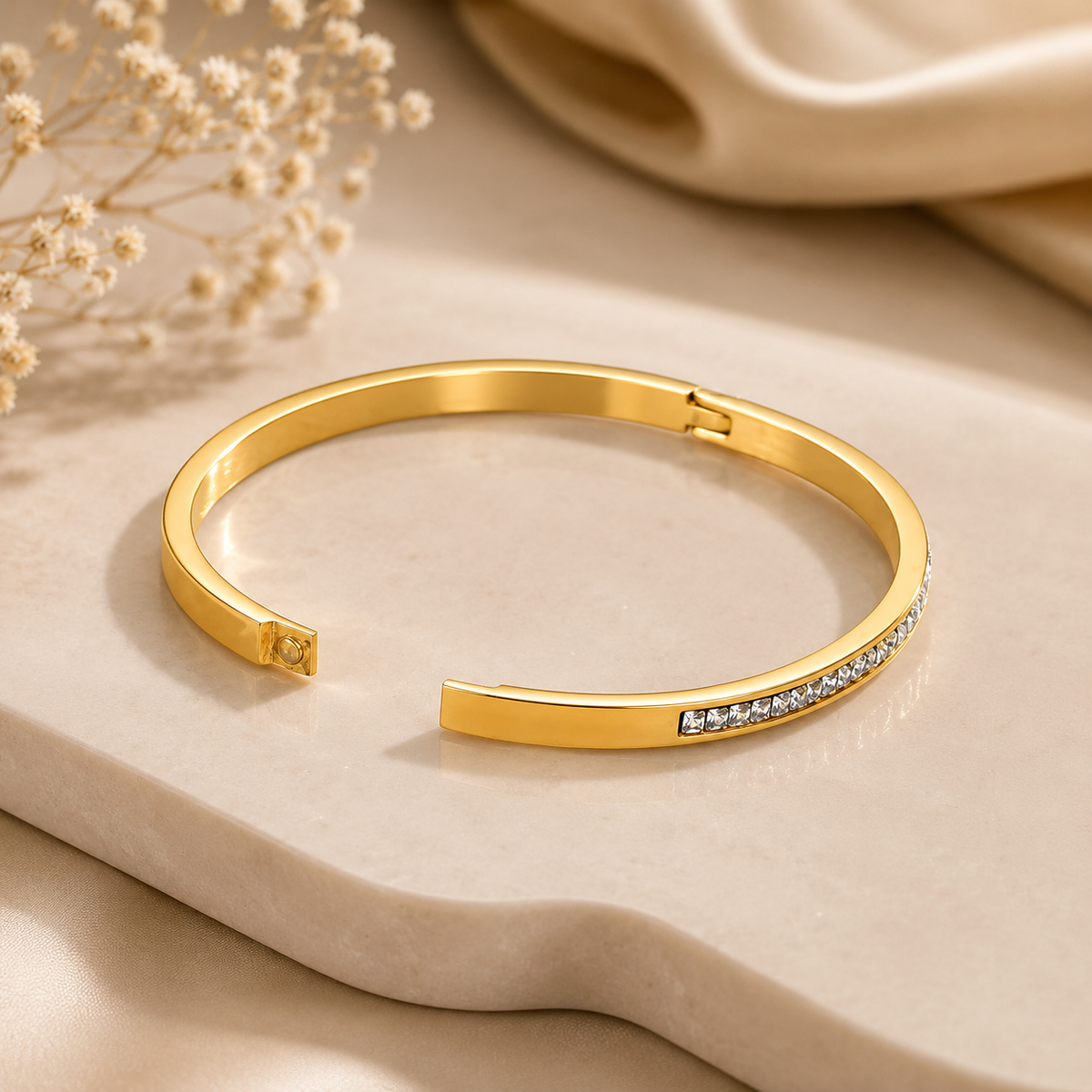 Slim Diamond Tennis Bracelet