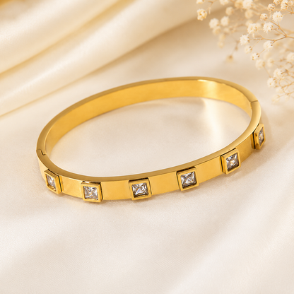 Regal Princess Cut Bracelet