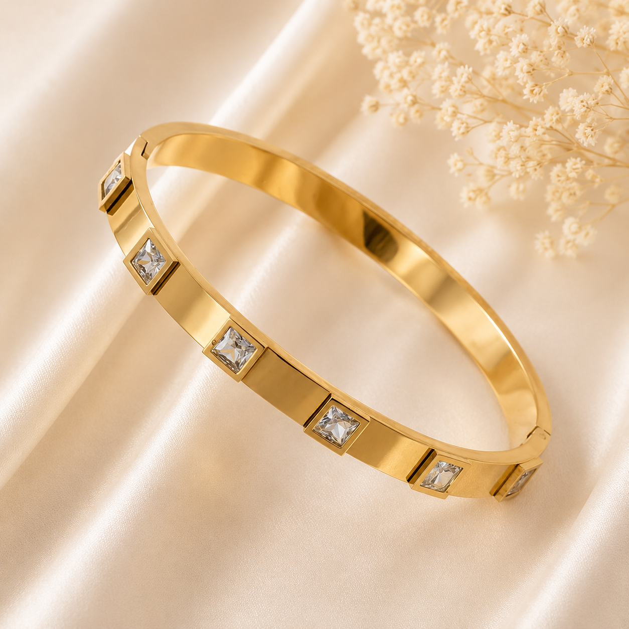 Regal Princess Cut Bracelet