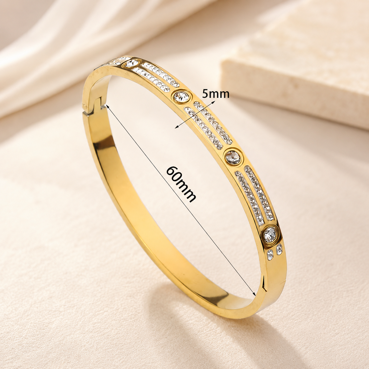 Celestial Diamond Line Bracelet