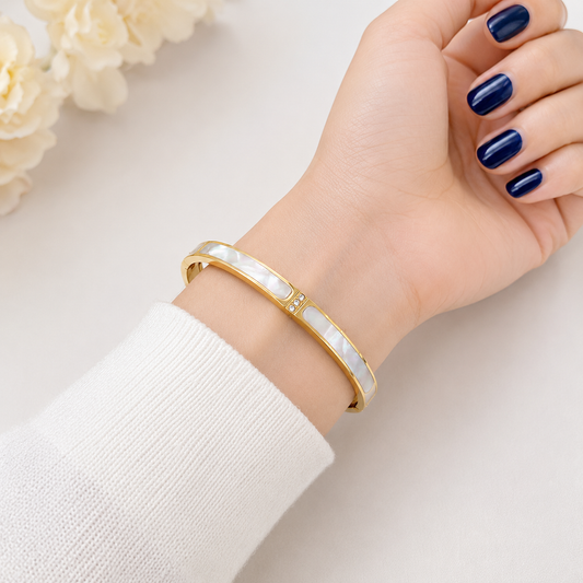 Pearl Gold Bracelet