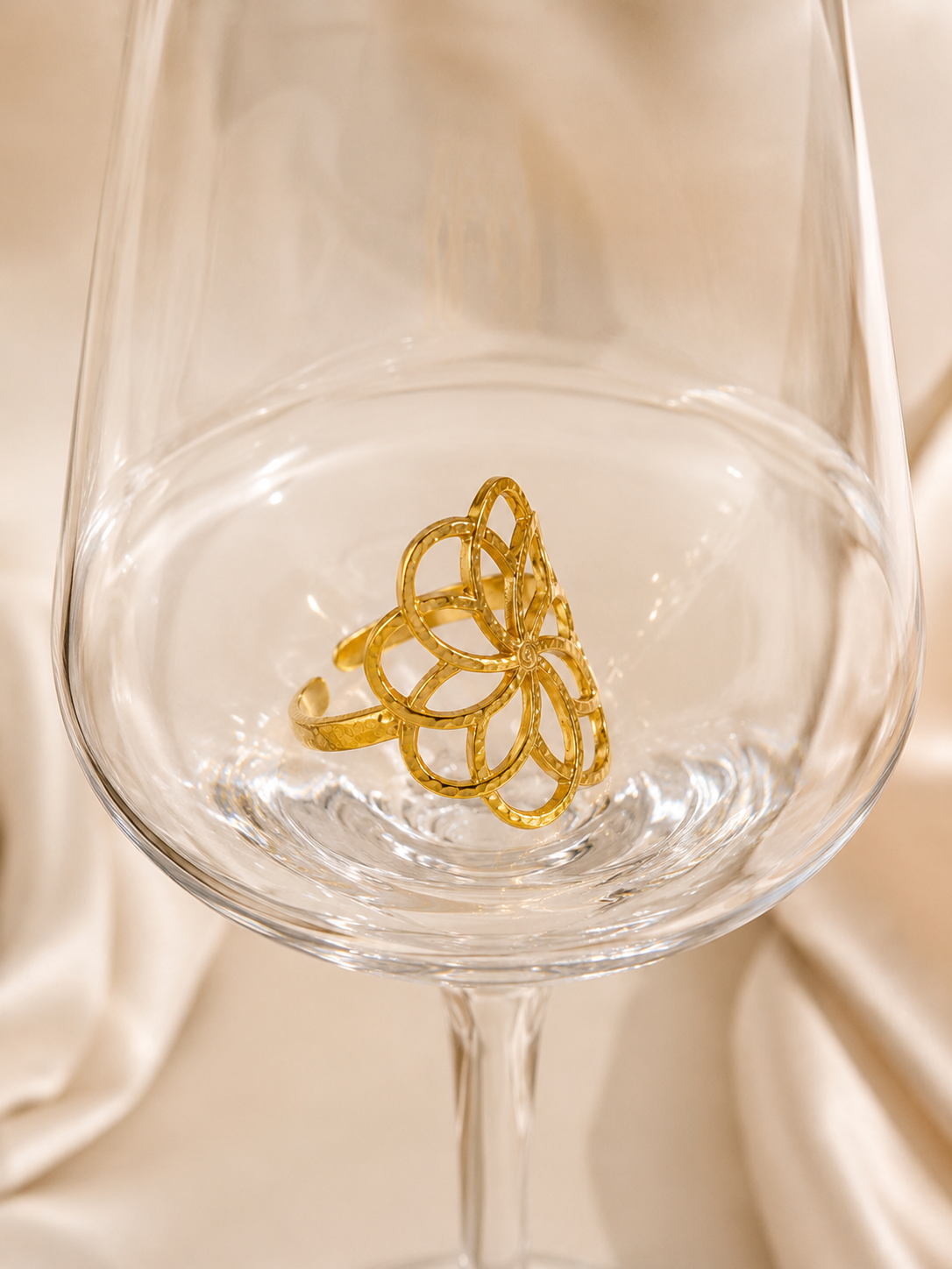 Flower Bloom Gold Ring