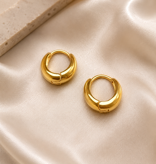 Celestia 925 Sterling Silver Hoop Earrings