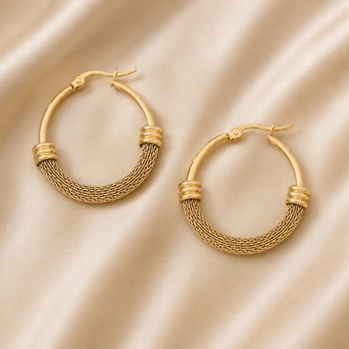 Aurevia Gold Hoop Earrings