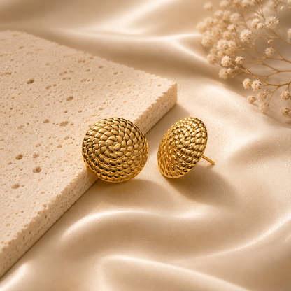 Aurelis Gold Stud Earrings