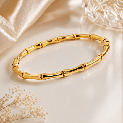 Luxe Bamboo Lock Bracelet