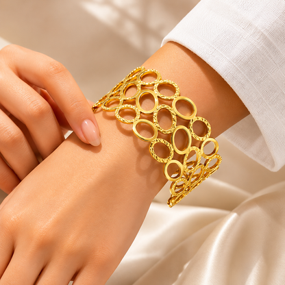 Aurelia Orbit Gold Cuff
