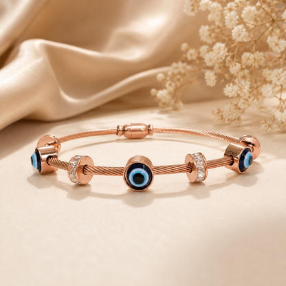 Roselle Evil Eye Bracelet
