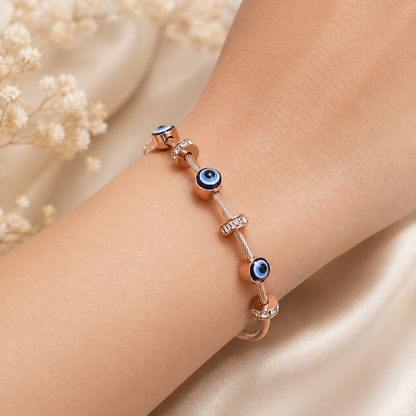 Roselle Evil Eye Bracelet