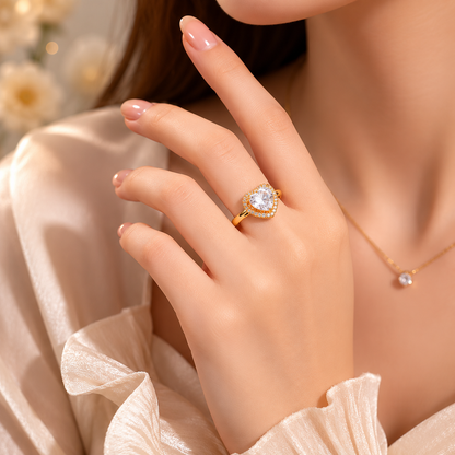 Aurelia Heart Ring