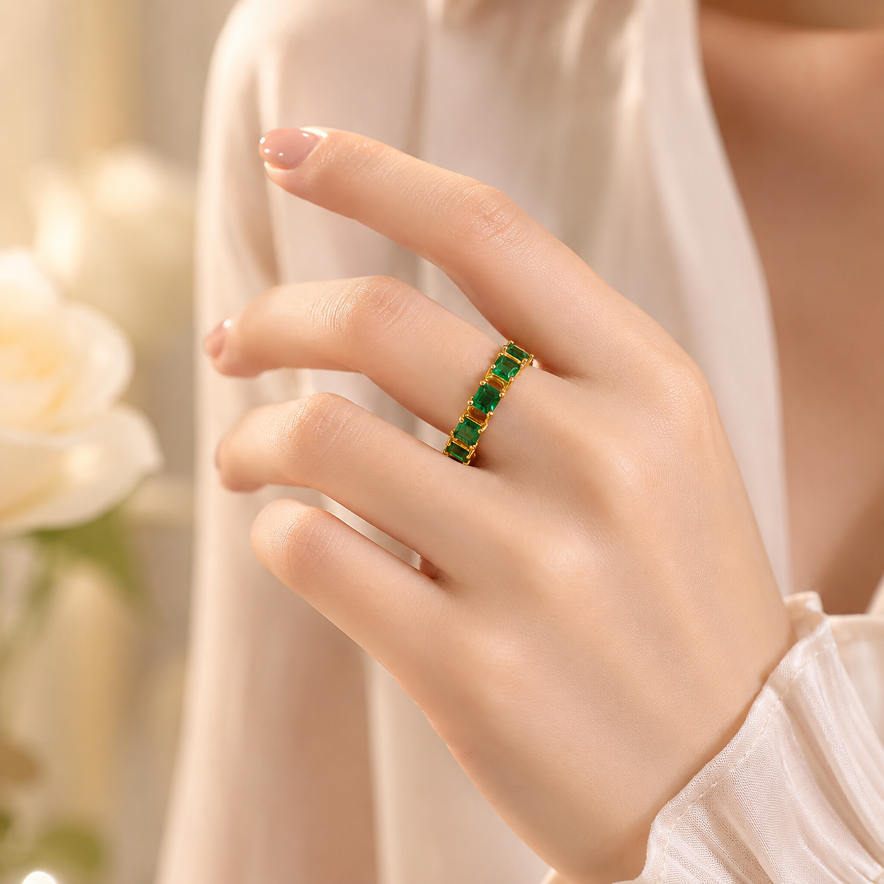 Emerelle Royale Ring - Green