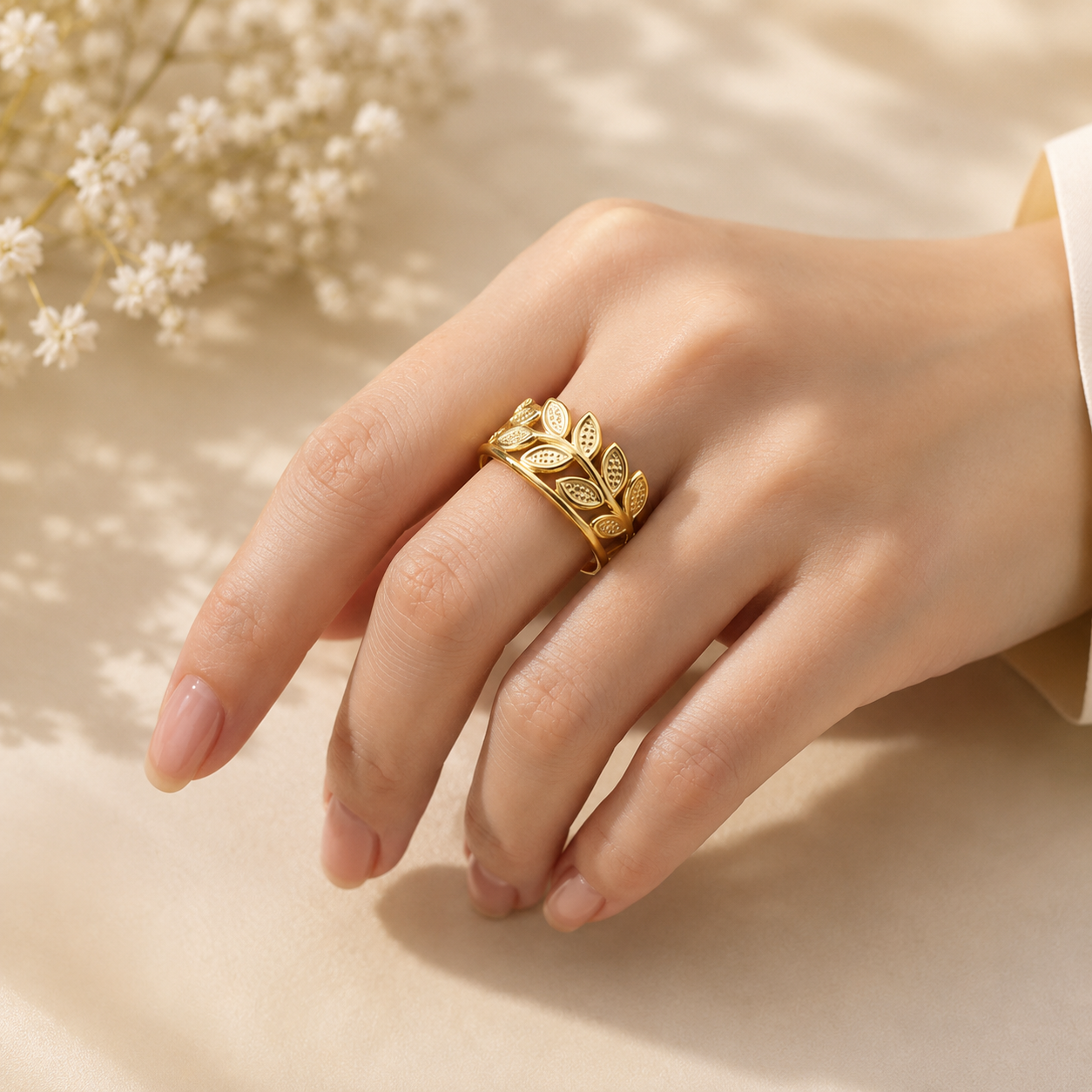 Auravine Gold Ring