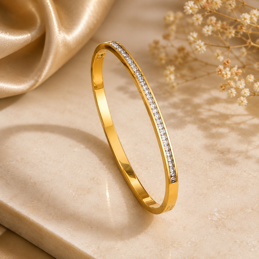 Slim Diamond Tennis Bracelet