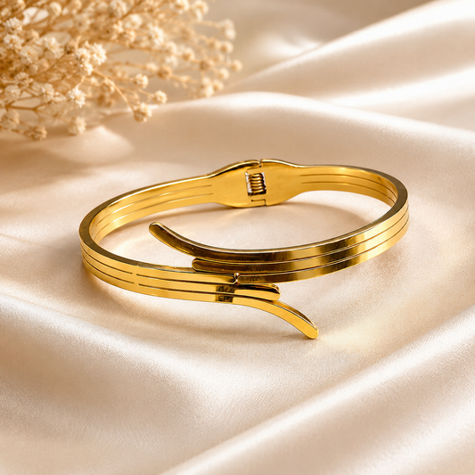 Twist Nail Cuff Bracelet