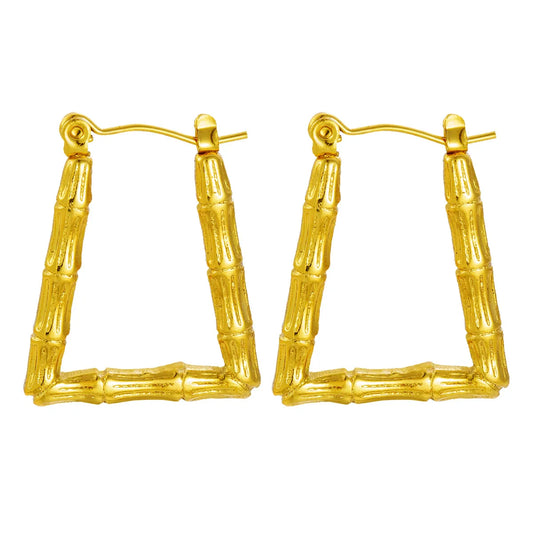 Edge Designer Hoop Earrings