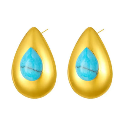 AquaDrop Luxe Stud Earrings