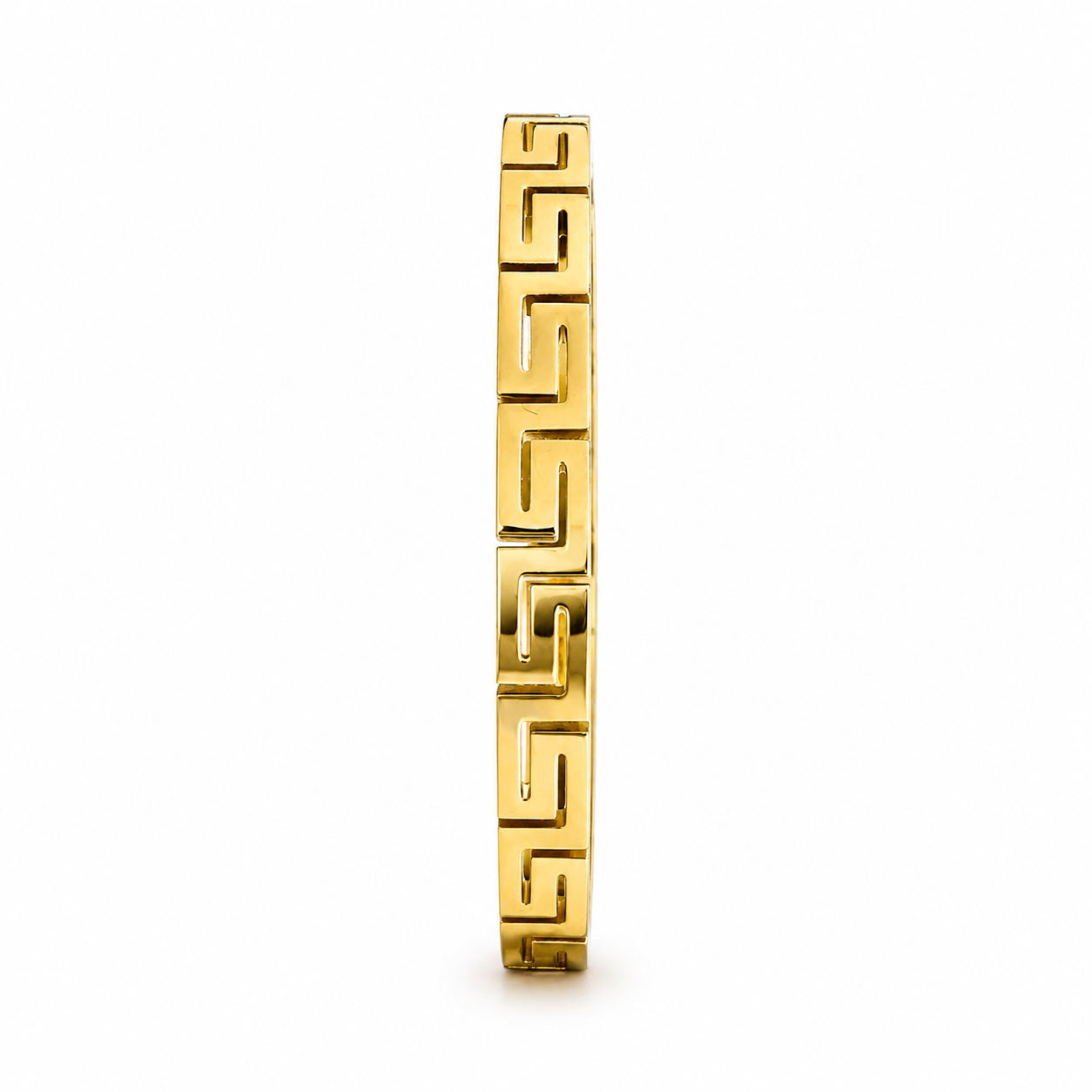Greek Key Gold Bracelet