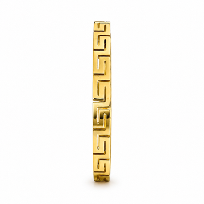 Greek Key Gold Bracelet