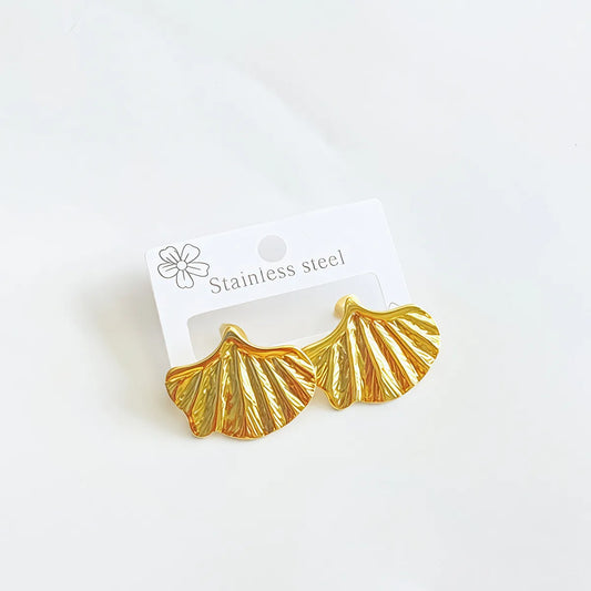 Aurelia Ginkgo Luxe Studs