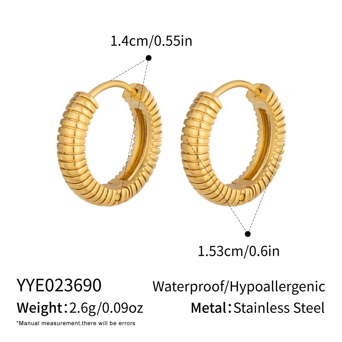Aurelia Linear Luxe Hoops