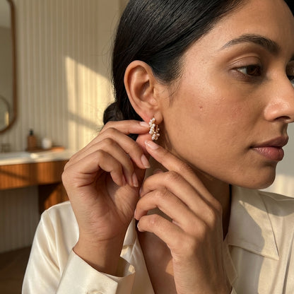 Homiblend Celeste Pearl Luxe Hoops