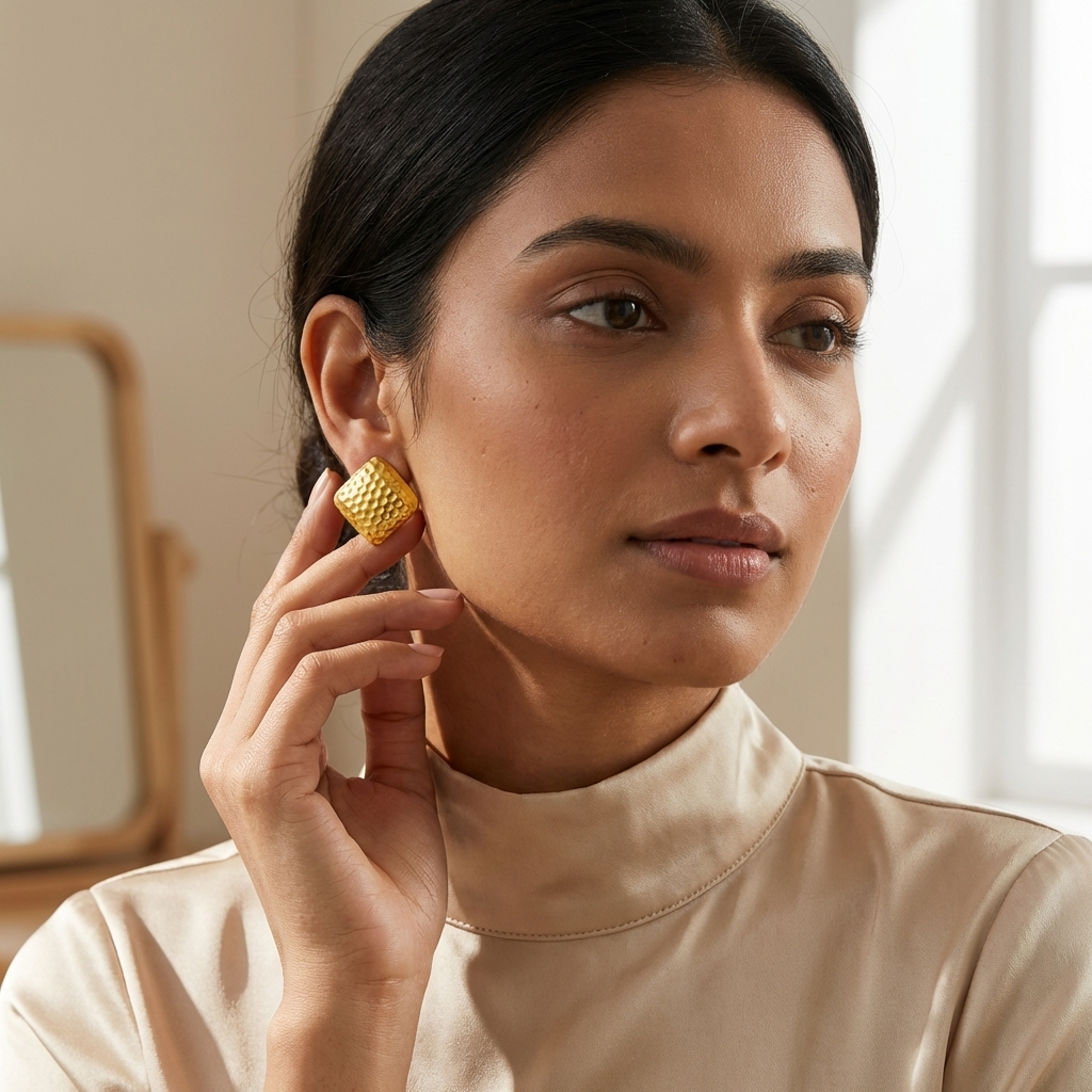 HammerGlow Quad Stud Earrings