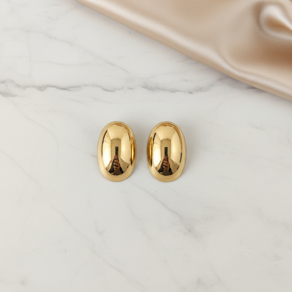 Aurelia Oval Luxe Studs