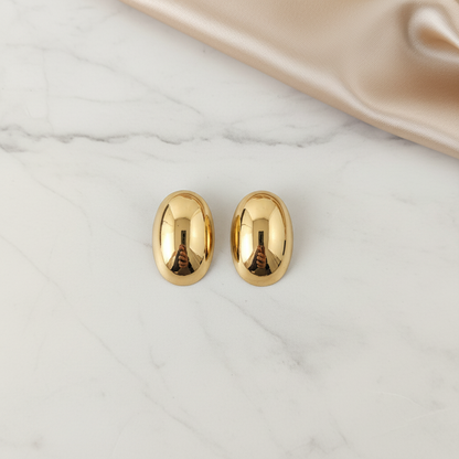 Aurelia Oval Luxe Studs