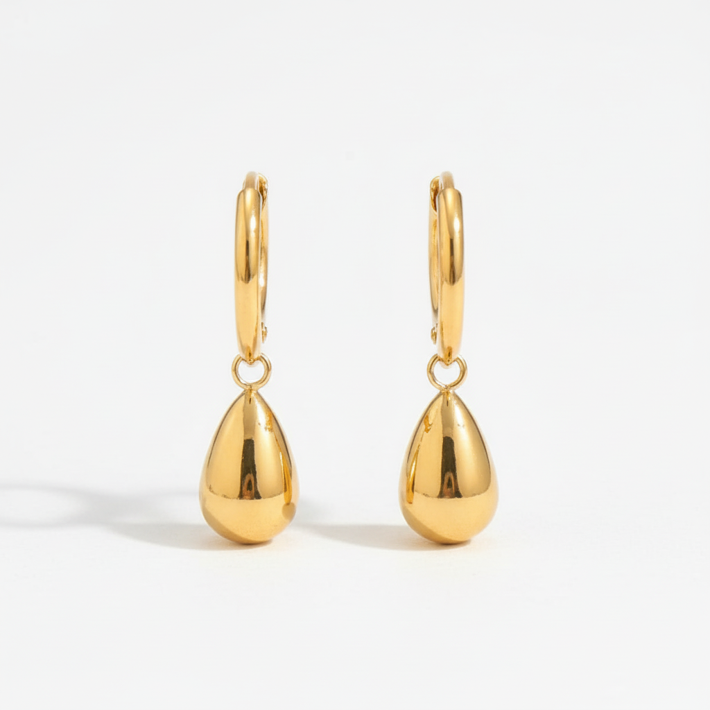 Aurelia Droplet Luxe Hoops