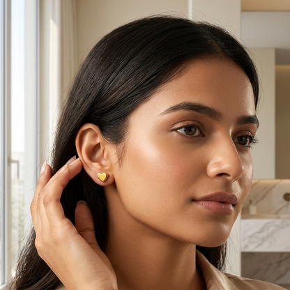 PureHeart Mini Luxe Stud Earrings