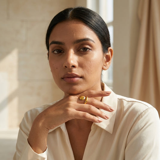 Aurevia Serpent Gold Ring