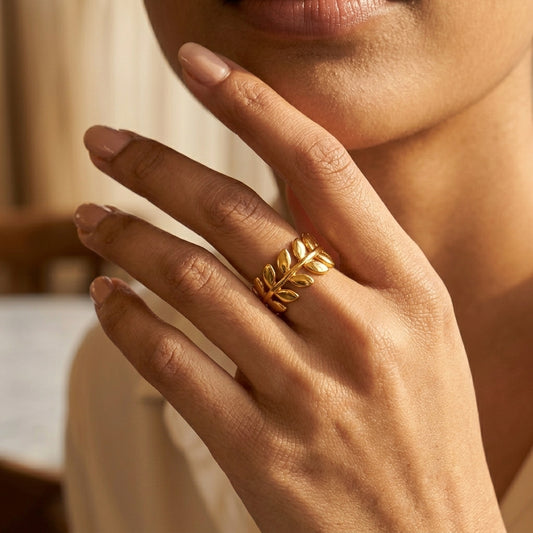 Olive Branch Ring