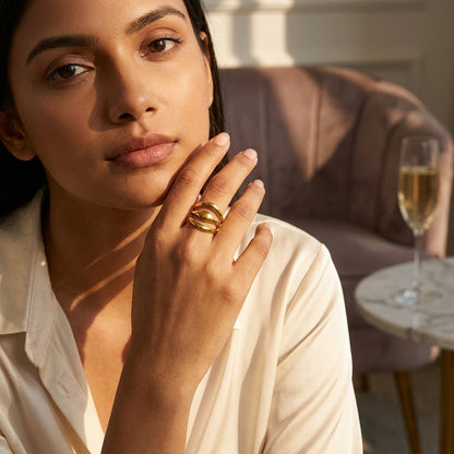 Solea Wrap Gold Ring