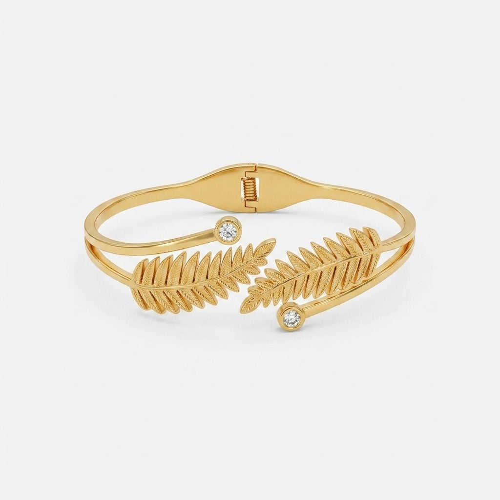 Aureon Leaf Lock Bracelet