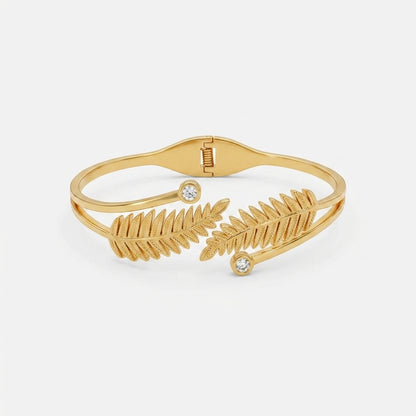 Aureon Leaf Lock Bracelet