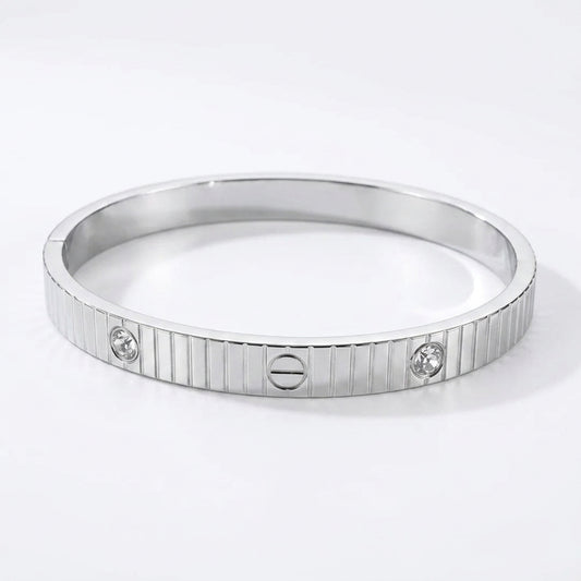 Sterling Heritage Screw Bracelet