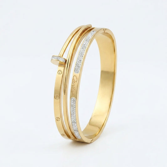 Radiant Crystal Nail Bracelet