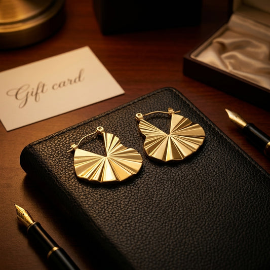 Solviera Gold Hoops Earrings