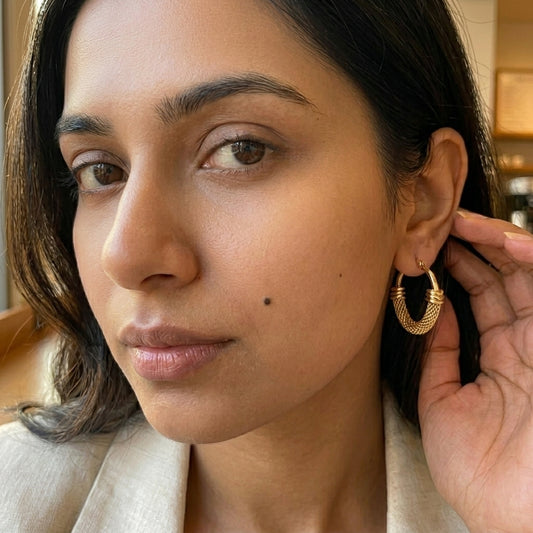 Aurevia Gold Hoop Earrings