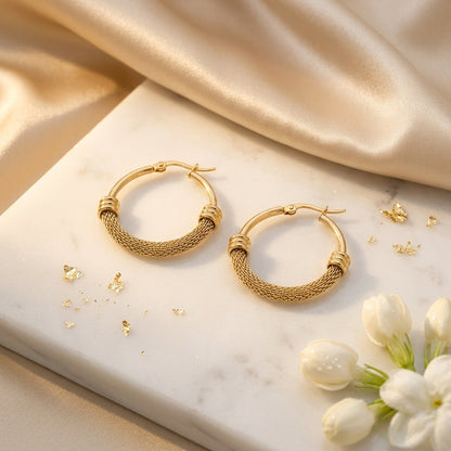 Aurevia Gold Hoop Earrings