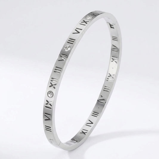Aurelia Silver Roman Bracelet