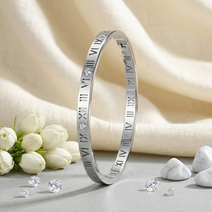 Aurelia Silver Roman Bracelet