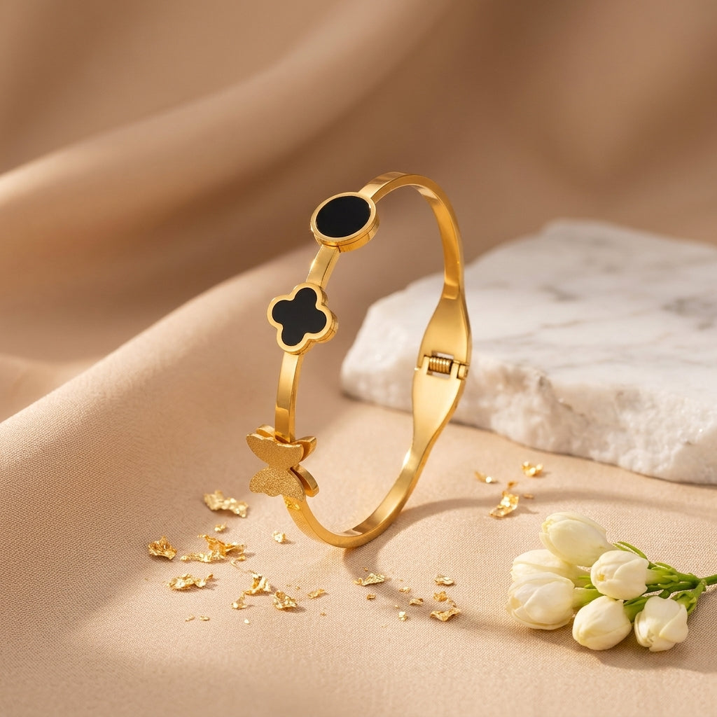 Celeste Noir Butterfly Bracelet