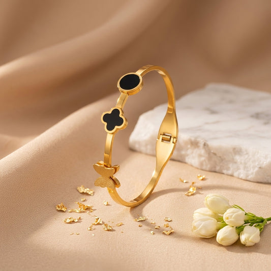 Celeste Noir Butterfly Bracelet